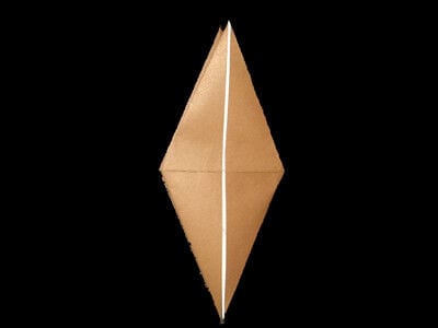 Origami bird base