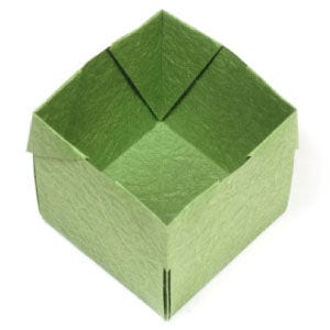 How to Fold an Origami Open Cube