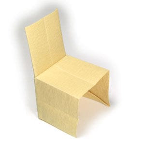 How to Fold a Regular Origami Chair