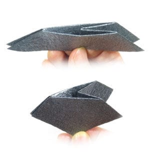 Closed-Open Sink Fold in Origami