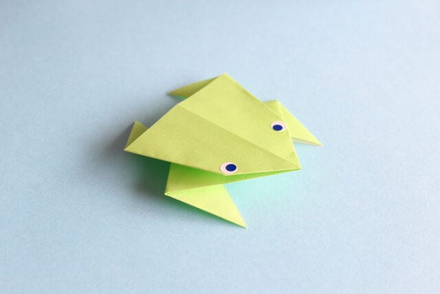 Easy Origami Frog
