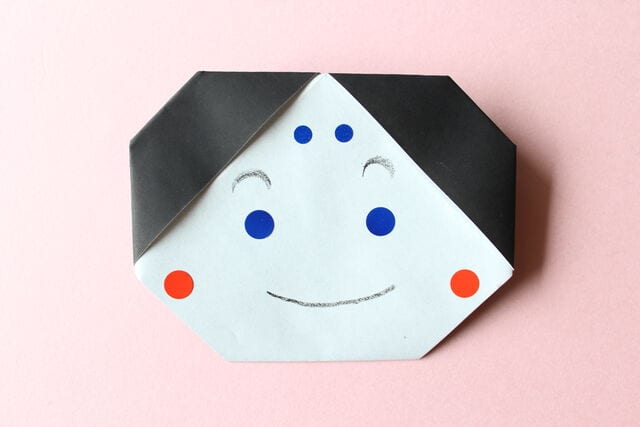 Origami God of Fortune: A Lucky Laughing Face for Setsubun