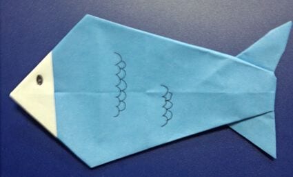 How to Fold a Simple Origami Fish
