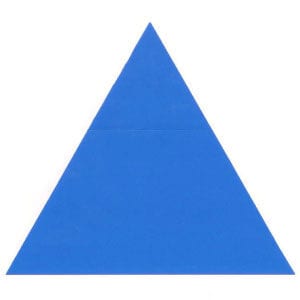 Equilateral Triangle out of Square Paper