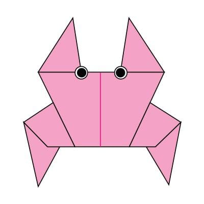 How to Fold a Simple Origami Crab (Easy 11-Step Model)